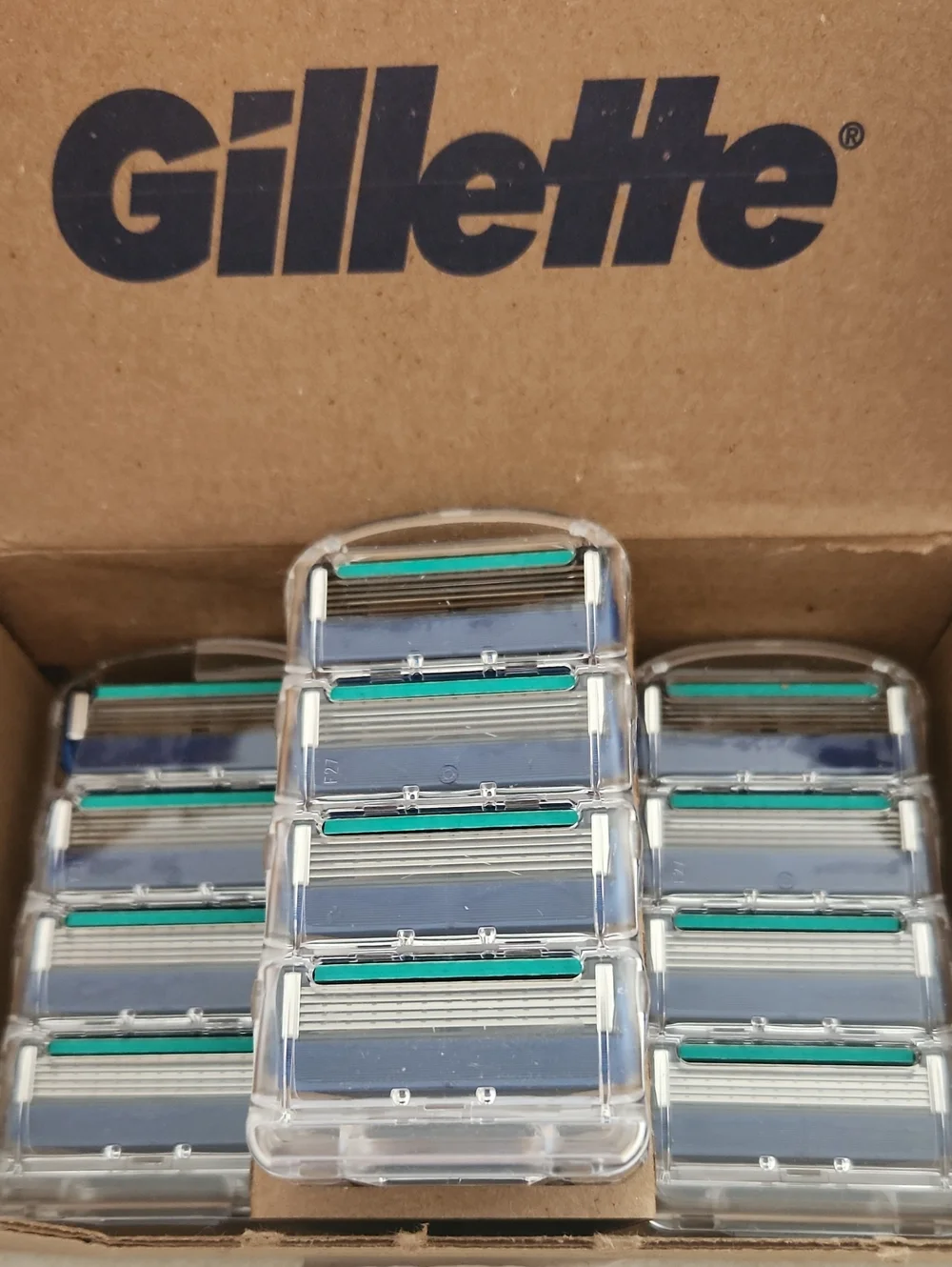 Gillette Replacement Razor Blades 12 Pack compatible Gillette ProGlide or Fusion